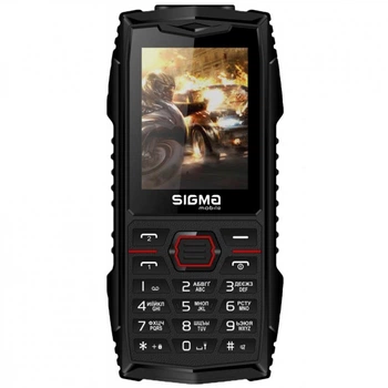 Мобільний телефон Sigma X-treme AZ68 Black Red (4827798374924) (156161)