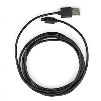 Дата кабель USB 2.0 AM to Micro 5P PVC 1.8m black Vinga (VCPDCM1.8BK) (260696)