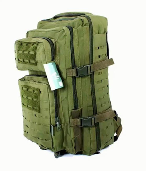 Военный штурмовой тактический рюкзак 50 л анатомический олива