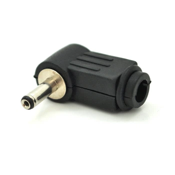 Переходник DC 3.5x1.1mm(папа) под пайку адаптер коннектор штекер 90°