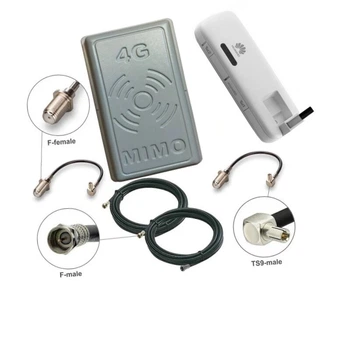 Комплект планшет антенна R-Net MIMO 824-2700 17 дб с кабелем и пигтейлами + WiFi модем Huawei E8278