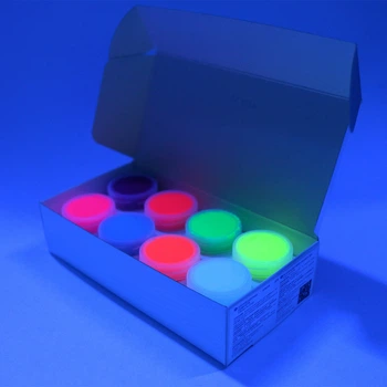 Набор флуоресцентной краски Altey box 160 гр 8 цветов