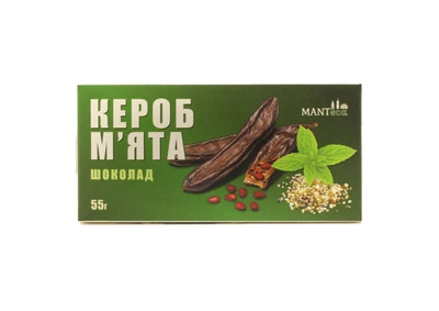 Шоколад с керобом Мята Manteca 55г
