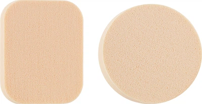 Спонж для макияжа, PF068, бежевый - Beauty Line 2шт (394265-27072726)