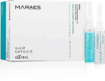 Эликсир для восстановления волос с комплексом водорослей - Kaaral Maraes Renew Care Doppio Elixir 12x10ml (1112722-150403)