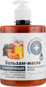 Бальзам-маска Мумие алтайское и мед - Домашний Доктор 500ml (123587-30722)