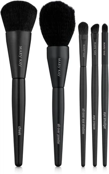 Набір косметичних пензлів - Mary Kay(brush/5/ + bag) (430907-28929388)