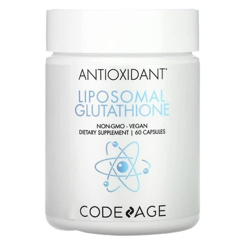 CodeAge, Антиоксидант, липосомальный глутатион, 60 капсул (AGE-00822)