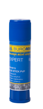 Клей олівець PVP Buromax EXPERT 8г (BM.4915)