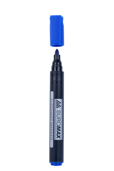 Маркер для фліпчартів BUROMAX 1шт, 2мм, синій (BM.8810-02)