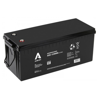 Аккумулятор гелевый AZBIST Super GEL ASGEL-122000, Black Case, 12 В 200 Ач
