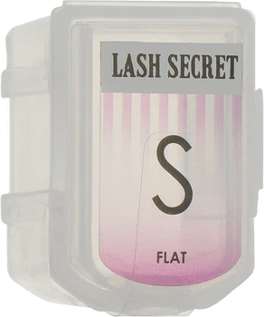 Бигуди для ламинирования ресниц с насечками, размер S (flat) - Lash Secret 2шт (2шт) (877482-176470)