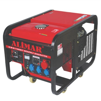 Генератор бензиновый Alimar ALM-B-11000-TE 11 кВА, 3 фазы, электростартер, Турция