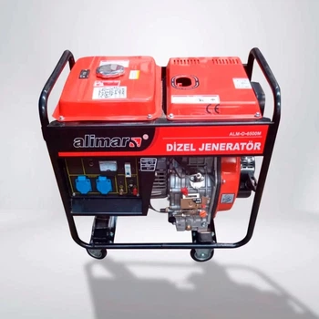 Генератор дизельный Alimar ALM-D-6500-ME 6,5 кВА, 1 фаза, электростартер, Турция