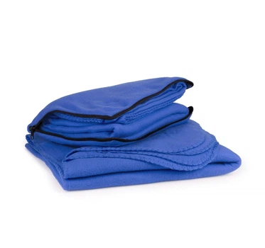 Плед-подушка из флиса 120х180 см Discover Warm Синий