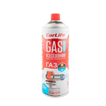Газовый баллон CarLife GAS газ универсальный всесезонный 220 г (CF580)