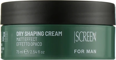 Моделирующий крем для волос с матовым эффектом средней фиксации - Screen For Man Dry Shaping Cream 75ml (963148-39074)