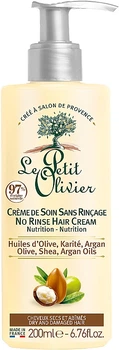 Крем-уход для волос с оливковым,аргановым и ши маслами - Le Petit Olivier Olive Karite Argan Creme De Soin 200ml (70833-133182)