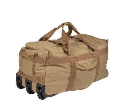 Сумка-рюкзак армійська на колесах Mil-Tec 13854005 118 л Койот (NA000960)