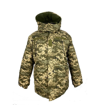 Куртка-бушлат военная мужская тактическая ВСУ (ЗСУ) Пиксель 20222060-48 8845 48 размер TR_3343