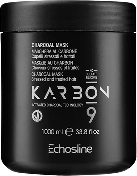 Маска для волос с активированным углем - Echosline Seliar Karbon 9 Mask 300ml (586445-134257)