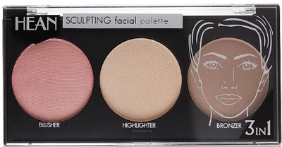 Палетка для скульптурирования лица Hean Sculpting Facial Palette 9.5g (10.5g) (520229-71316)