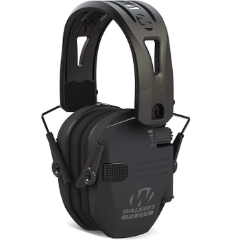 Навушники тактичні активні шумоподавлюючі Walker's Razor Tacti-Grip із NRR захистом 23 дБ Black