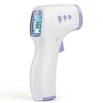 Инфракрасный термометр Elera UX-A-01 бесконтактный градусник для тела Бело-Фиолетовый