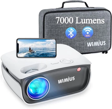 Мультимедийный проектор WiMiUS S25 HD LED 7000 Лм Wi-Fi g1
