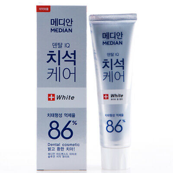 Отбеливающая зубная паста Median Plaque of toothpaste (White) 120ml