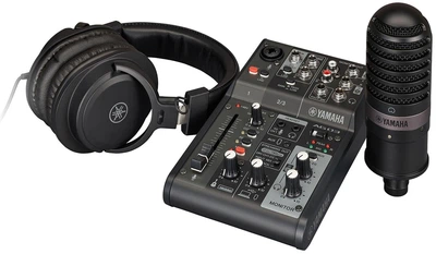 Набор для записи YAMAHA AG03MK2 LSPK Live Streaming Pack (Black)