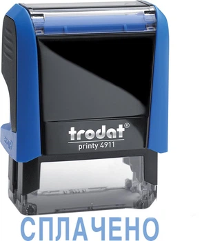 Оснащення для штампу Trodat пластик 38х14мм 43084 СПЛАЧЕНО