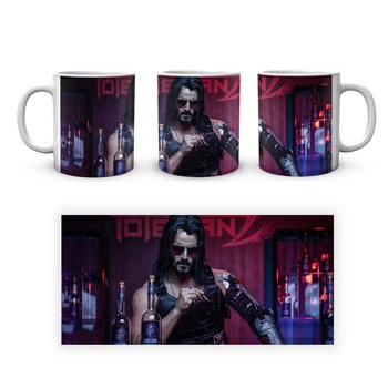 Кружка GeekLand Cyberpunk 2077 Киберпанк 2077 Джонни Сильверхенд CY 02.602