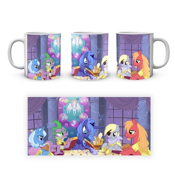 Чашка с принтом My little pony Мой маленький пони MLP 17 Кружка керамическая 0,33