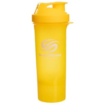 Шейкер 2-х камерний для спортивного харчування SMART SHAKER SLIM FI-5054 (400+100мл, жовтий)