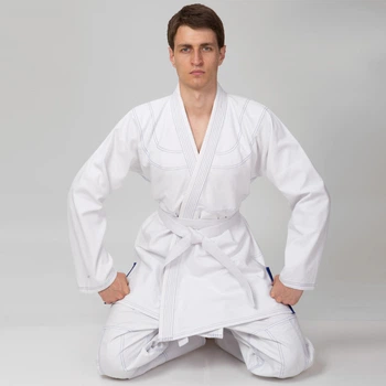 Кимоно для джиу-джитсу (без пояса) VELO VL-6650 4-170см белый