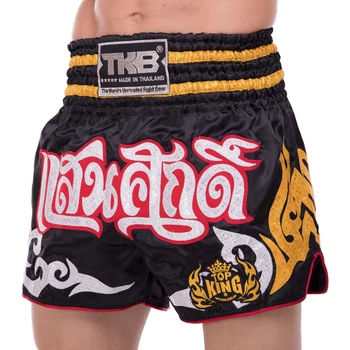 Шорты для тайского бокса и кикбоксинга TOP KING TKTBS-056 XS Черный