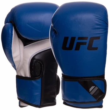 Рукавички боксерські PU UFC (PU, розмір 18oz, синій) (UHK-75114_Синій_18_унції)