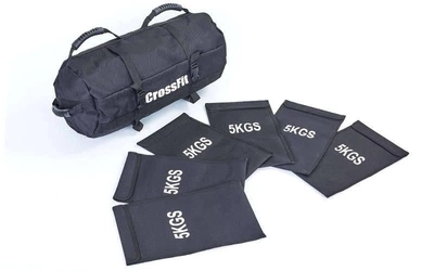 Сумка для кросфіту Sandbag FI-6232-3 (60LB, чорний колір)