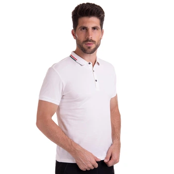 Футболка поло мужская Lingo LD-7323, размер: 2XL (50-52), белый