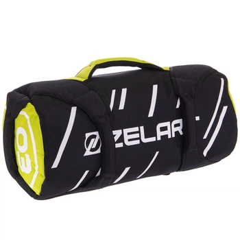 Сумка для кросфіту Sandbag без наповнювача Zelart (MD1687-L) (нейлон, зелений-чорний) (FI-2627-L)
