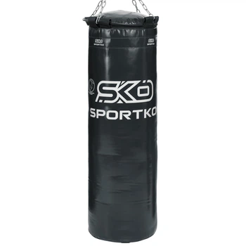 Мешок боксерский Цилиндр с кольцом и цепью ПВХ h-110см ЭЛИТ SPORTKO MP-22(рез.крош,тырс,d-35см,40кг (+- 5 кг.), черный)