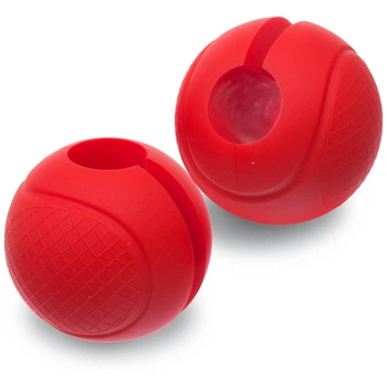Расширитель хвата на гриф шар Handle Grip 2шт FI-1789 6,5см красный