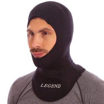 Шолом для дайвінгу LEGEND PL-6303 3мм M-XXL-55-66см чорний