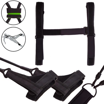 Толчковый тренажер для плавания KICK TRAINER MEDIUM PL-3007 сопротивление среднее черный