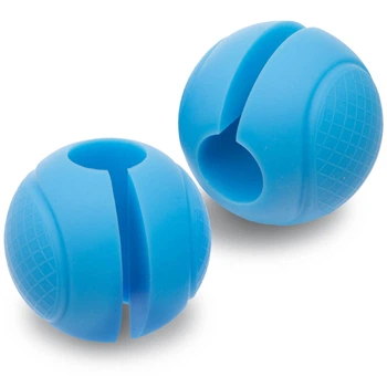 Расширитель хвата на гриф шар Handle Grip 2шт FI-1789 6,5см голубой