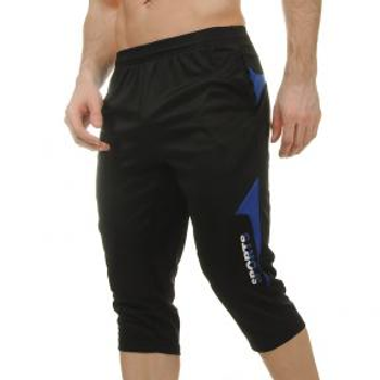 Бриджи футбольные Lingo SPORTS LD-9716 черный-синий 2XL, рост 175-180
