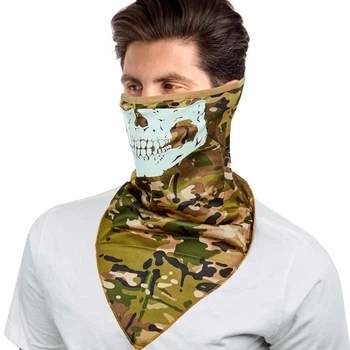 Шарф-маска (мультипов'язка) зі світловим принтом SP-SKULL MASK (поліестер, Камуфляж) (TY-0353_Камуфляж)