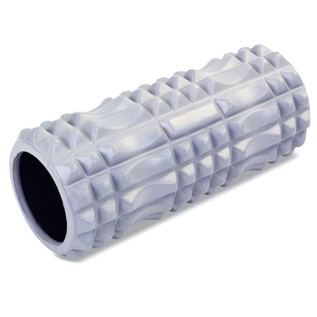 Роллер для йоги и пилатеса Grid Spine Roller FI-5712 33см серый