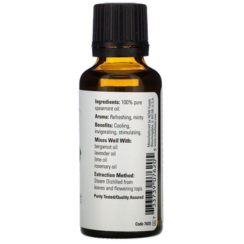 Эфирное масло колосистой мяты NOW Foods Essential Oils "Spearmint" (30 мл)